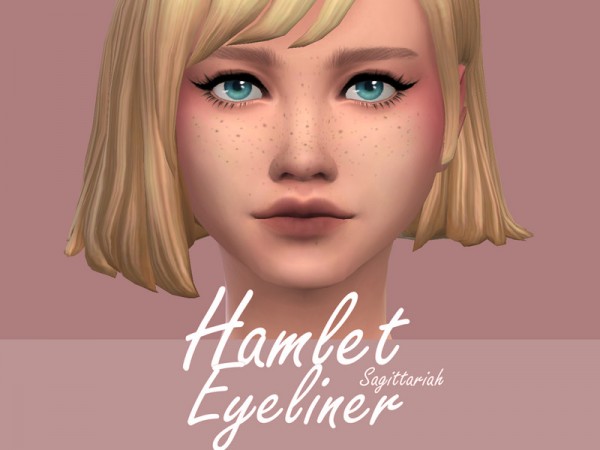  The Sims Resource: Hamlet Eyeliner by Sagittariah