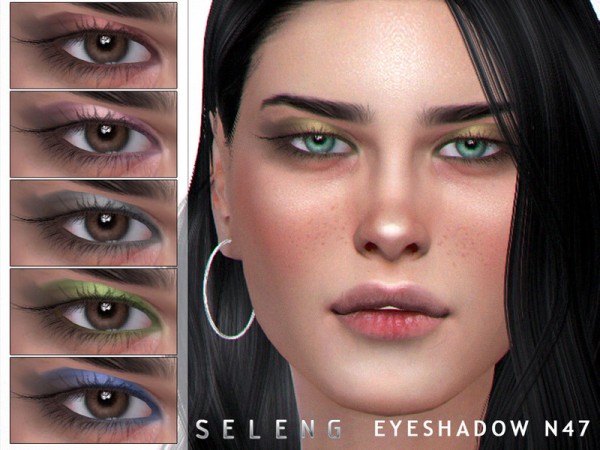  The Sims Resource: Eyeshadow N47 by Seleng
