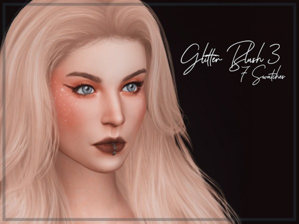  The Sims Resource: Glitter Blush 3 by Reevaly