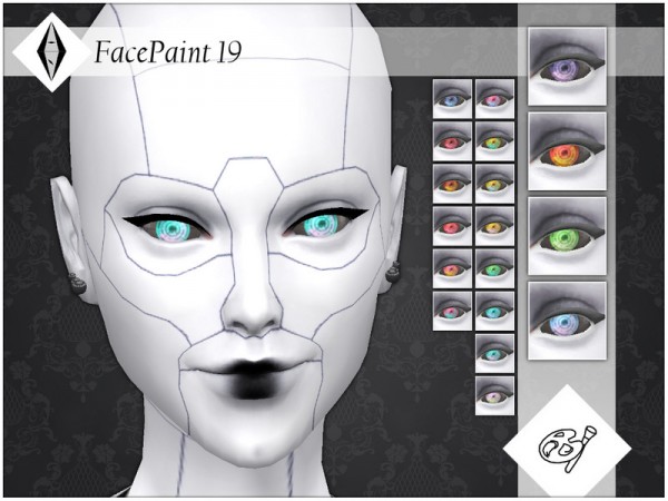  The Sims Resource: FacePaint 19 by AleNikSimmer