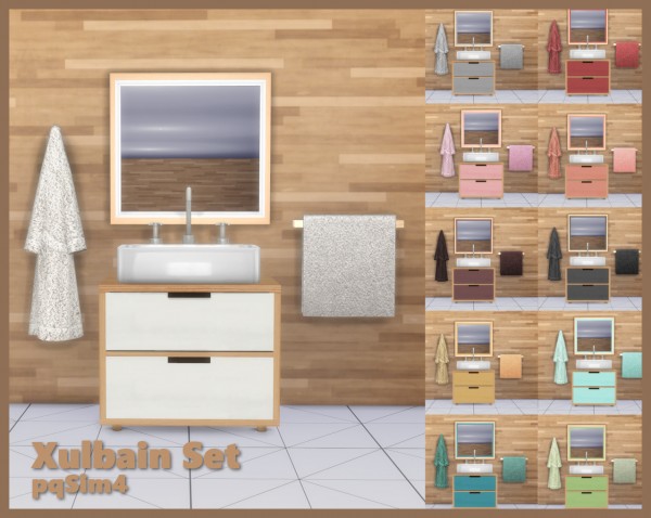  PQSims4: Xulbain Bathroom Set