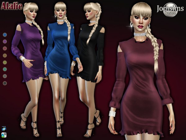  The Sims Resource: Alalie dress by jomsims