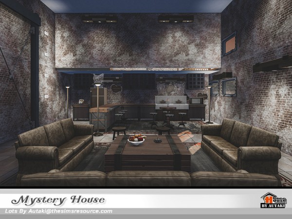  The Sims Resource: Mystery House NoCC by Autaki