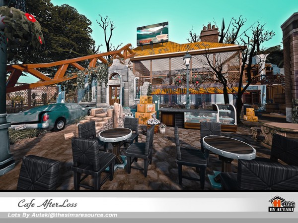  The Sims Resource: Cafe AfterLoss NoCC by autaki
