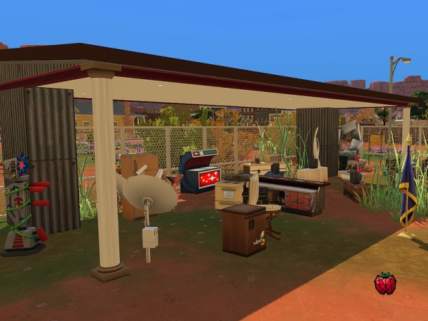  The Sims Resource: Courtney junkyard   no cc by melapples