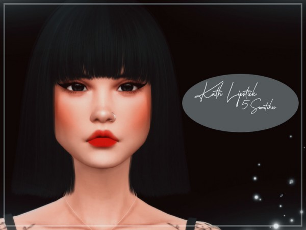  The Sims Resource: Kath Lipstick by Reevaly