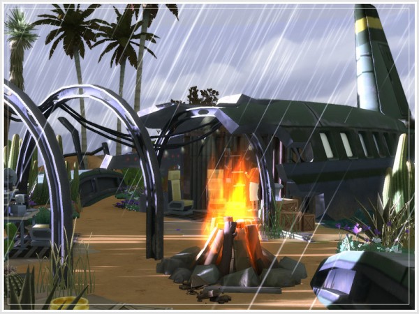  The Sims Resource: Plane Crash (No CC) by philo