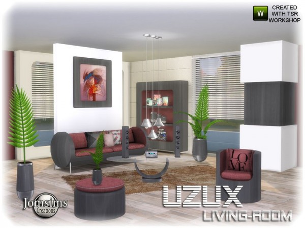  The Sims Resource: Uzux livingroom by jomsims