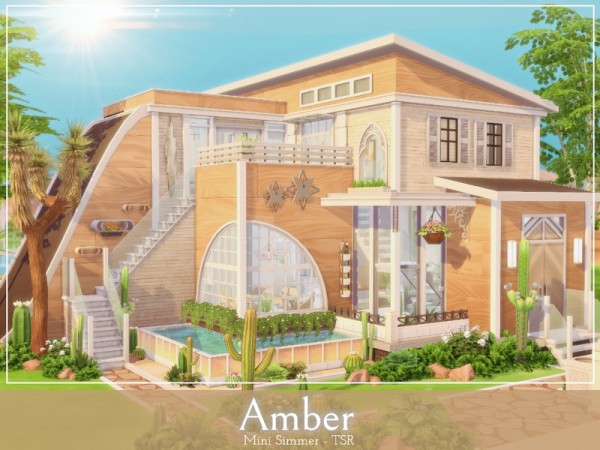 The Sims Resource: Amber House by Mini Simmer