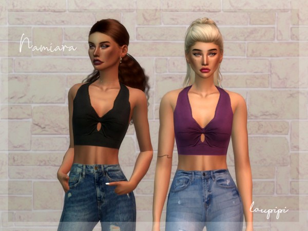  The Sims Resource: Namiara Top by Laupipi