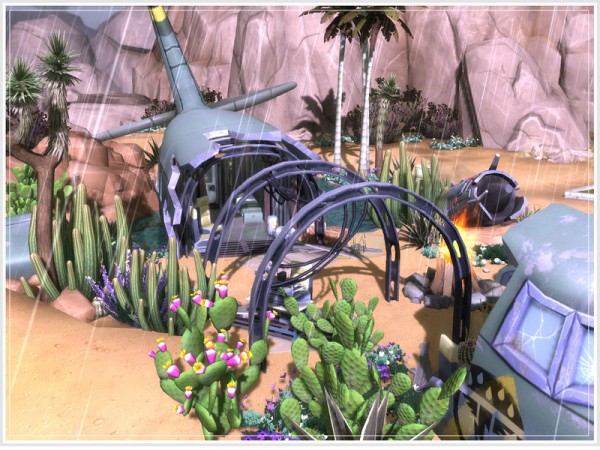  The Sims Resource: Plane Crash (No CC) by philo