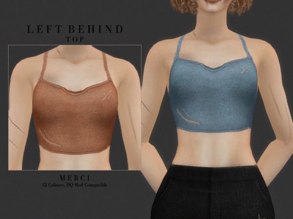  The Sims Resource: Left Behind Top by Merci