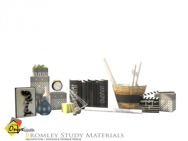  The Sims Resource: Bromley Study Materials by Onyxium