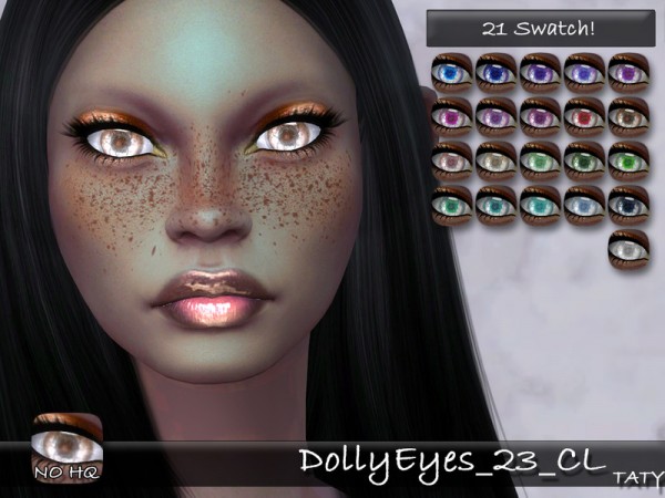  The Sims Resource: Dolly Eyes 23 by Taty