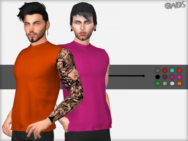  The Sims Resource: Oversized T Shirt by OranosTR