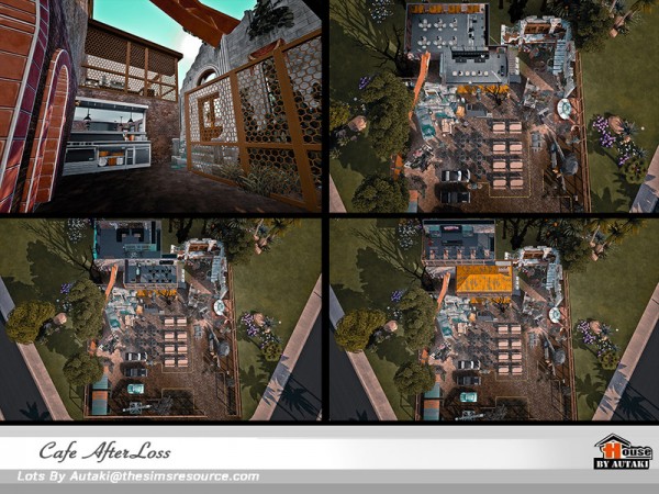  The Sims Resource: Cafe AfterLoss NoCC by autaki