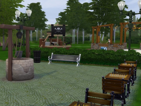  KyriaTs Sims 4 World: The Schools Park