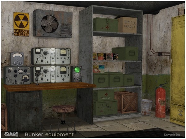  The Sims Resource: Bunker equipment by Severinka