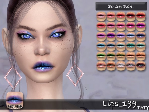  The Sims Resource: Lips 199 by taty