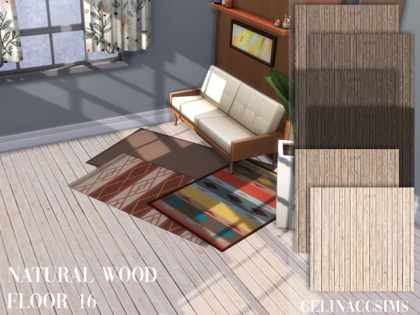  The Sims Resource: Natural wood floor 16 by celinaccsims