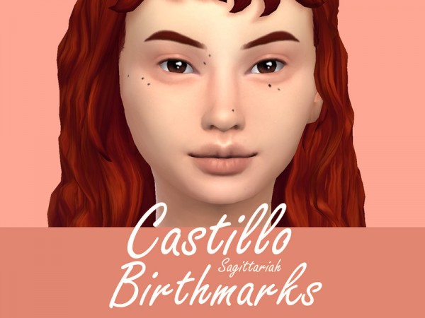  The Sims Resource: Castillo Birthmarks by Sagittariah