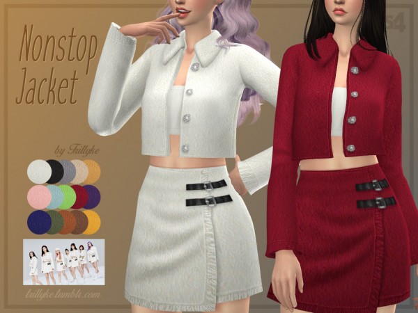  The Sims Resource: Nonstop Jacket by Trillyke