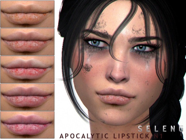  The Sims Resource: Apocalytic Lipstick N1 by Seleng