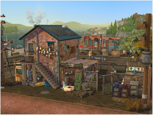  The Sims Resource: Tiny Fisherman Cottage by lotsbymanal