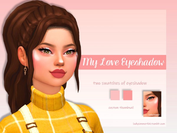  The Sims Resource: My Love Eyeshadow by LadySimmer94