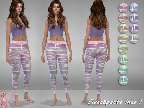  The Sims Resource: Sweatpants Ines 1 by Jaru Sims