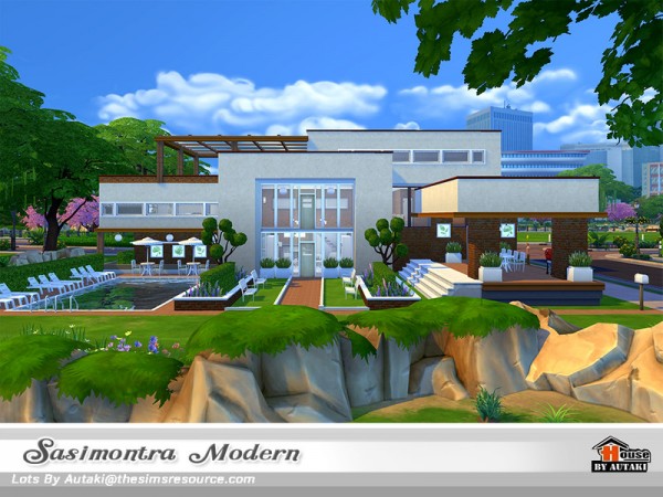  The Sims Resource: Sasimontra Modern NoCC by autaki