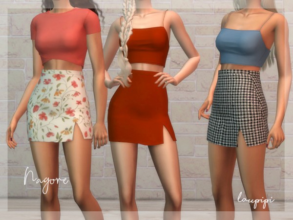  The Sims Resource: Nagore Skirt by Laupipi