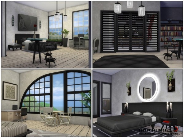  The Sims Resource: Loft in the rock by Danuta720