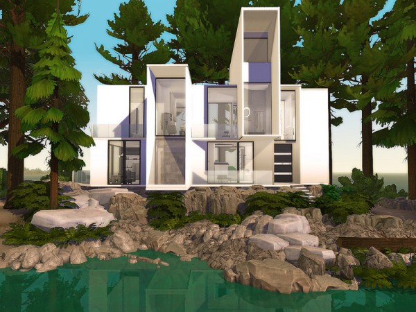 The Sims Resource Modern Minimalistic Home No Cc By Sarinasims