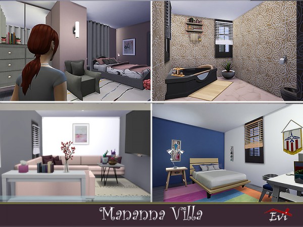  The Sims Resource: Mananna Villa by Evi