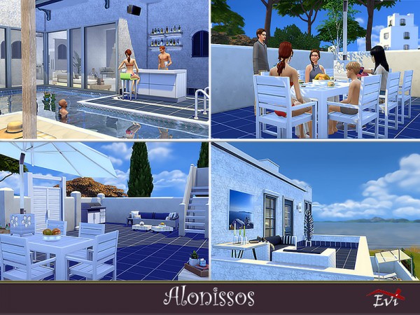  The Sims Resource: Alonissos House by Evi