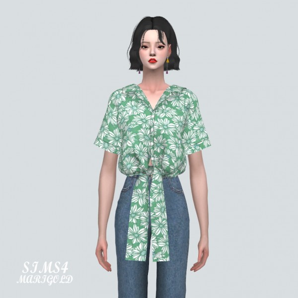  SIMS4 Marigold: JJ Flower Shirts