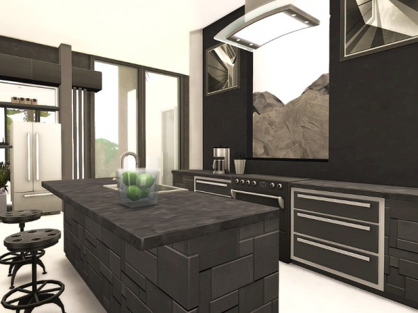  The Sims Resource: Modern Minimalistic Home   No CC by Sarina Sims