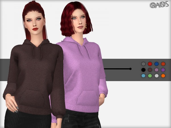  The Sims Resource: Polar Hoodie (Female)  by OranosTR