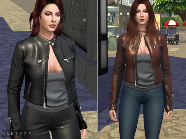  The Sims Resource: Racer Jacket   Acc by Darte77
