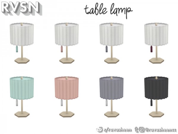  The Sims Resource: Watts Not To Love Lamp Set by RAVASHEEN
