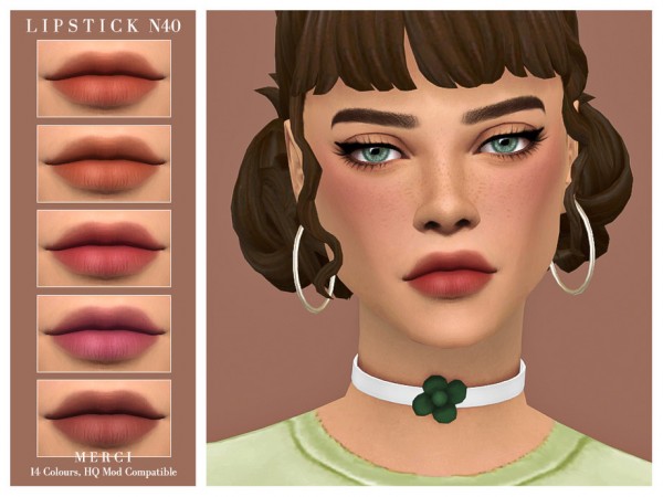  The Sims Resource: Lipstick N40 by Merci
