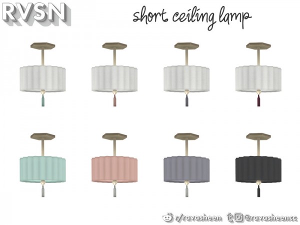  The Sims Resource: Watts Not To Love Lamp Set by RAVASHEEN