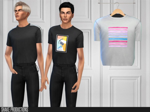  The Sims Resource: 433   T Shirts (Male) by ShakeProductions