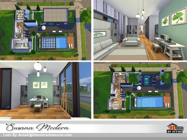  The Sims Resource: Susana Modern NoCC by autaki