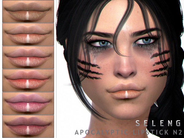  The Sims Resource: Apocalytic Lipstick N2 by Seleng