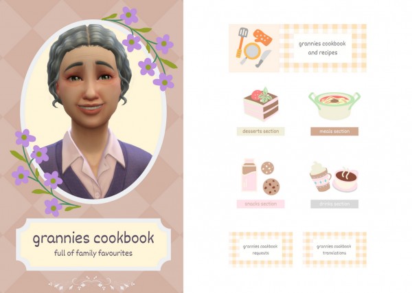  Mod The Sims: Grannies Cookbook by Littlbowbub