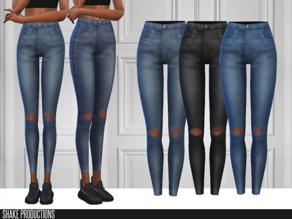 The Sims Resource: 437 Jeans Set by ShakeProductions • Sims 4 Downloads