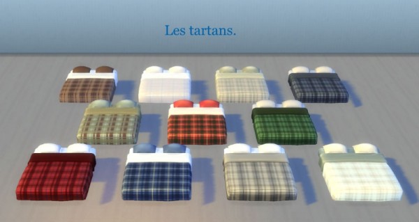  Sims Artists: Double beds mattress part 2