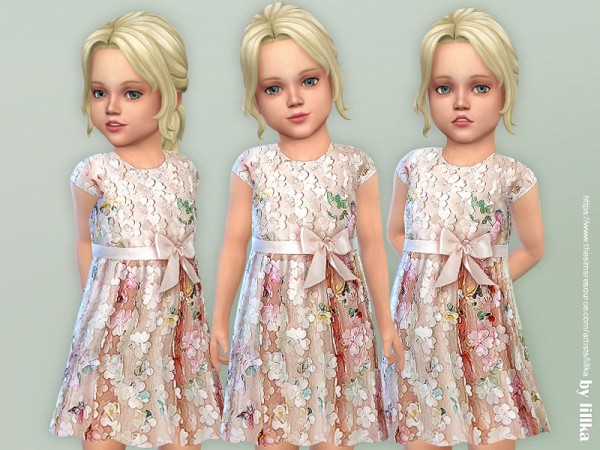 The Sims Resource: Florence Dress by lillka